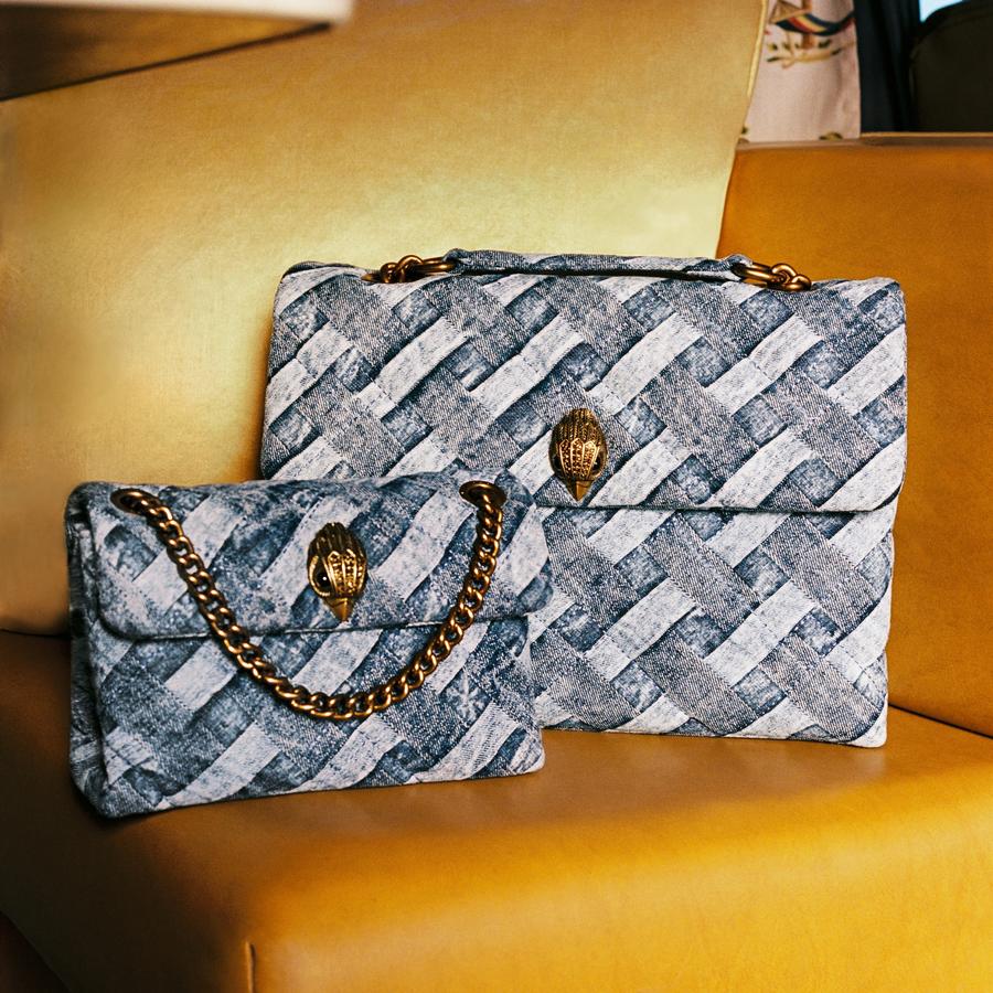 Mini Kensington Denim Bag | Designer Crossbody Bags | Kurt Geiger