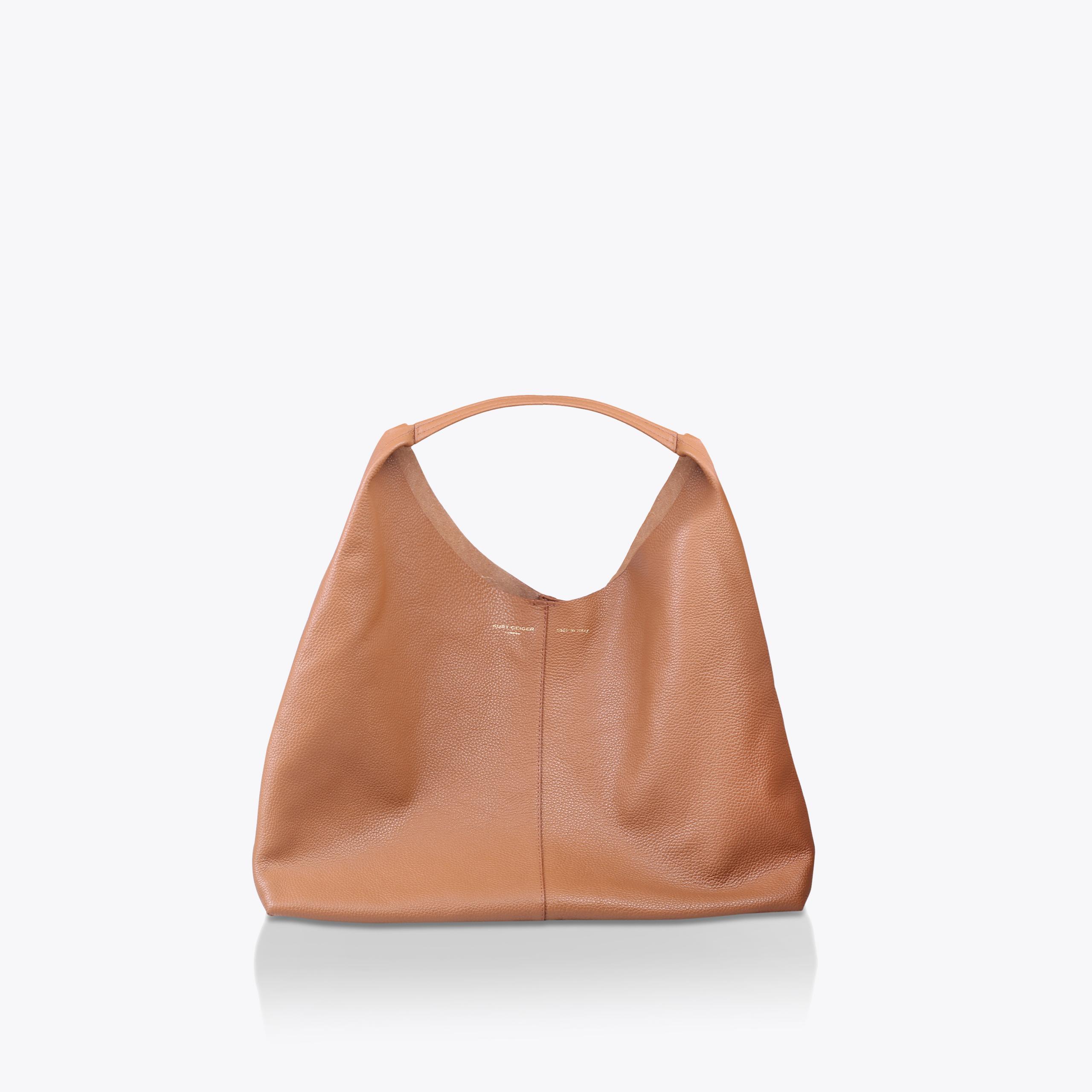 kurt geiger violet leather hobo bag