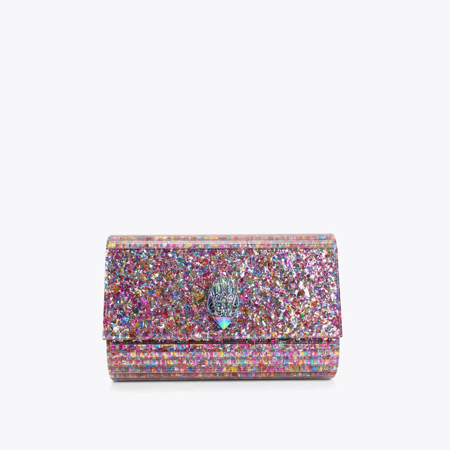 PARTY EAGLE CLUTCH Glittery Pink Eagle Sparkle Clutch by