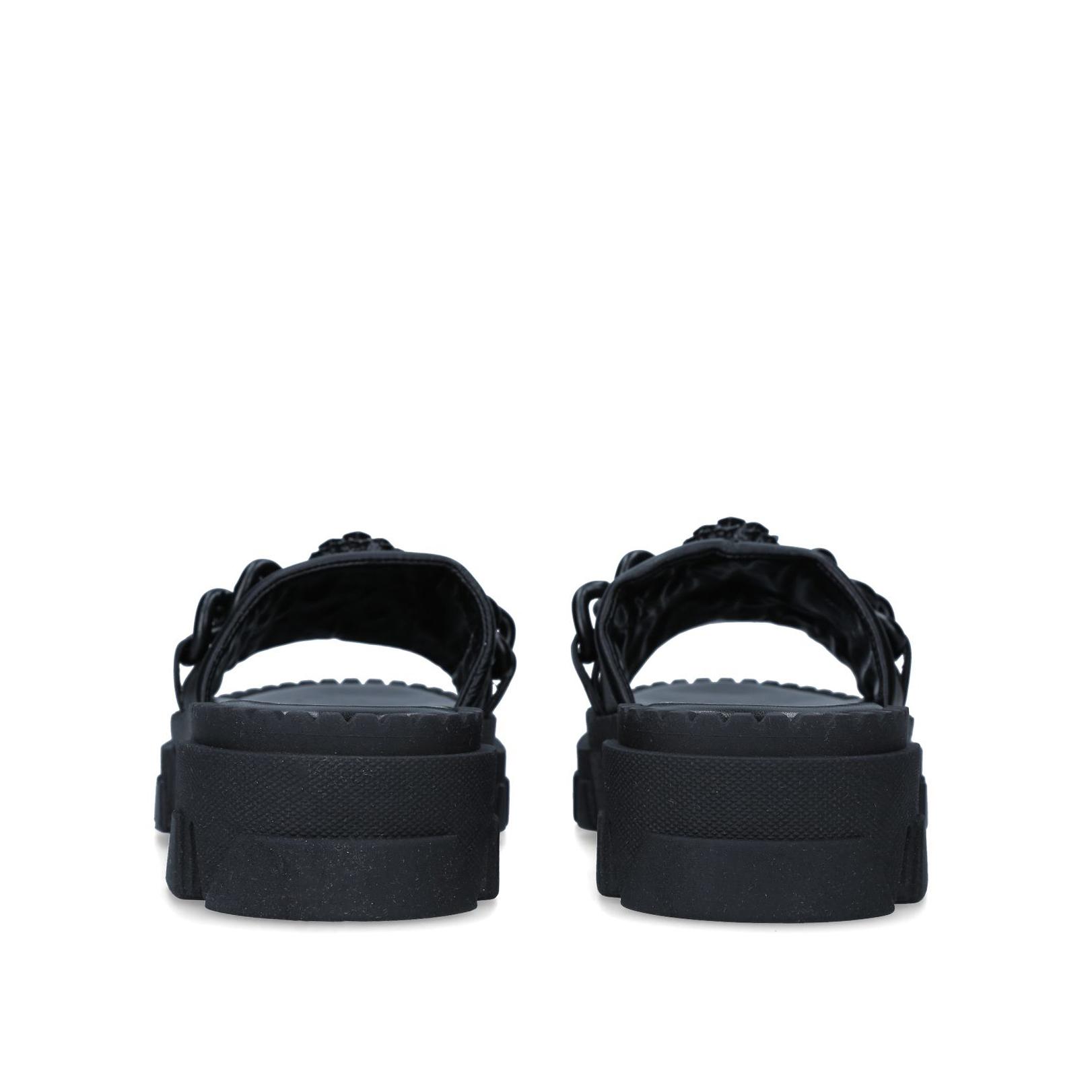 BLACK CHELSEA STOMP SANDAL by KURT GEIGER LONDON BLACK CHELSEA STOMP SANDAL by KURT GEIGER LONDON