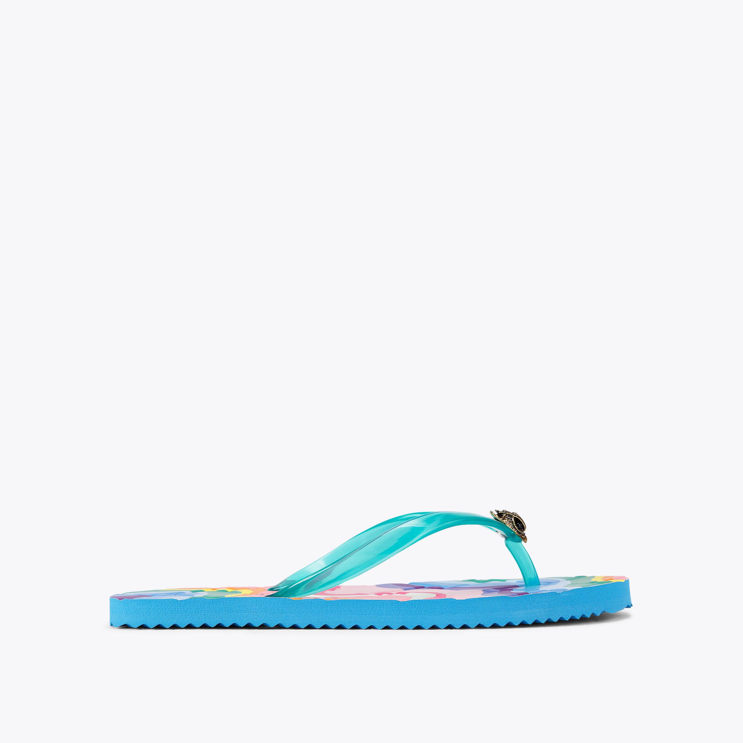 KENSINGTON Q FLIP FLOP Lilac Slip On Toe Post Sandal by Kurt