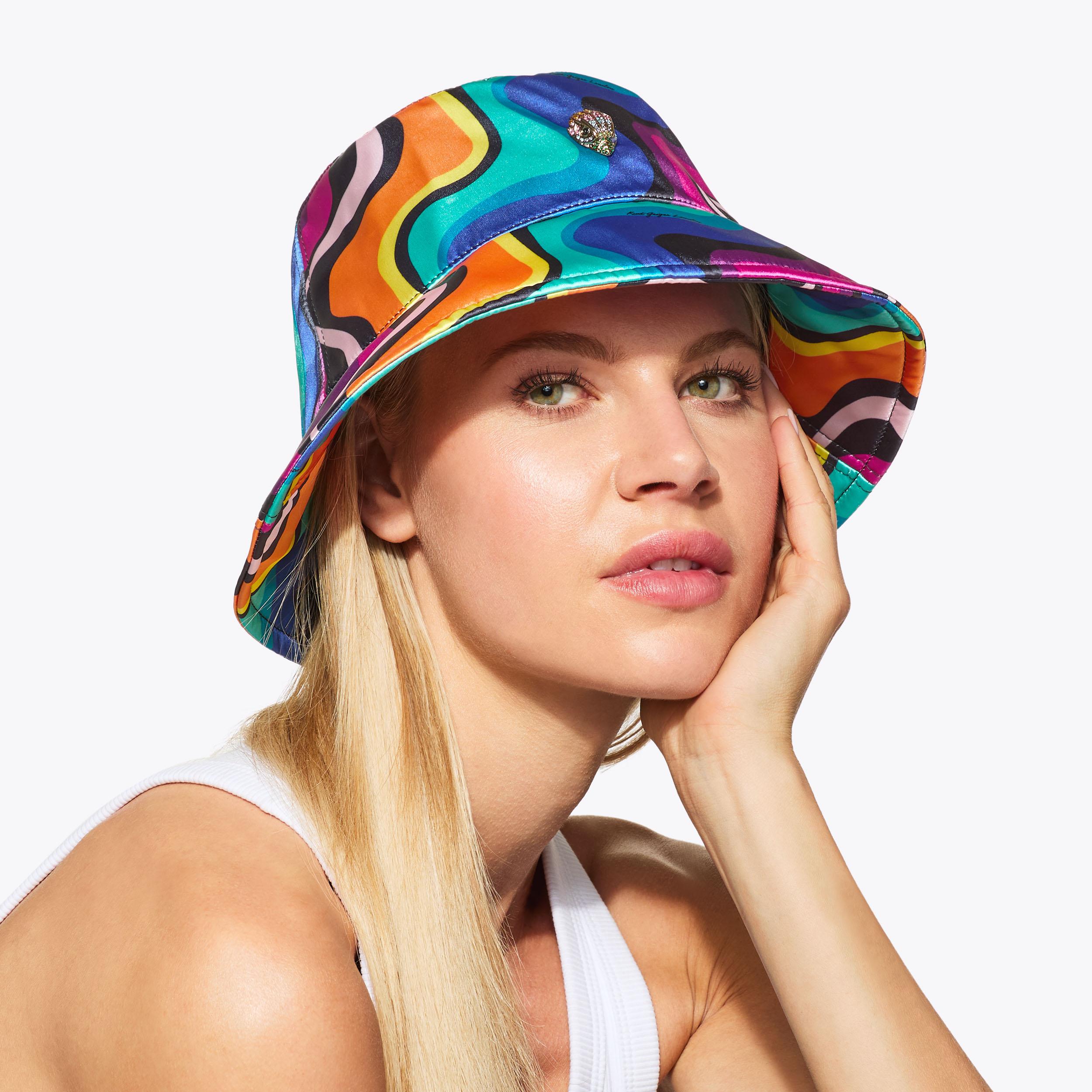 KENSINGTON BUCKET HAT Rainbow Swirl Bucket Hat by KURT  display picture 1