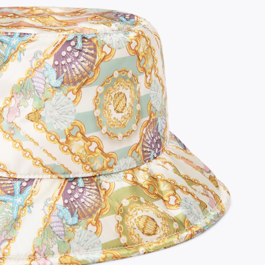 KENSINGTON BUCKET HAT Pastel Nylon Bucket Hat by KURT GEIGER  display picture 2