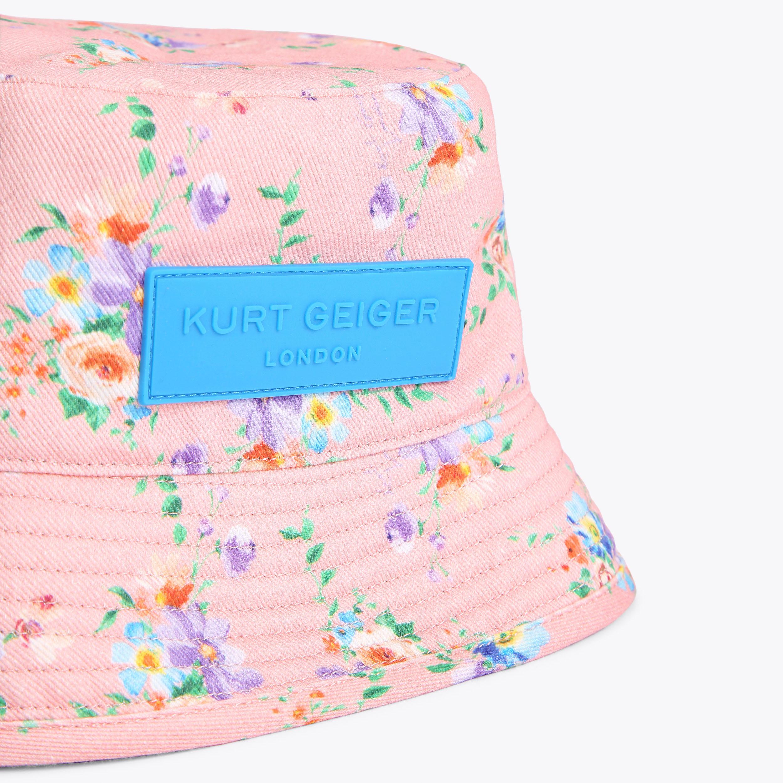 Kurt Geiger London Kensington bucket hat.  New With Tags. KENSINGTON BUCKET HAT Rainbow Swirl Nylon Hat by KURT GEIGER  main image 4