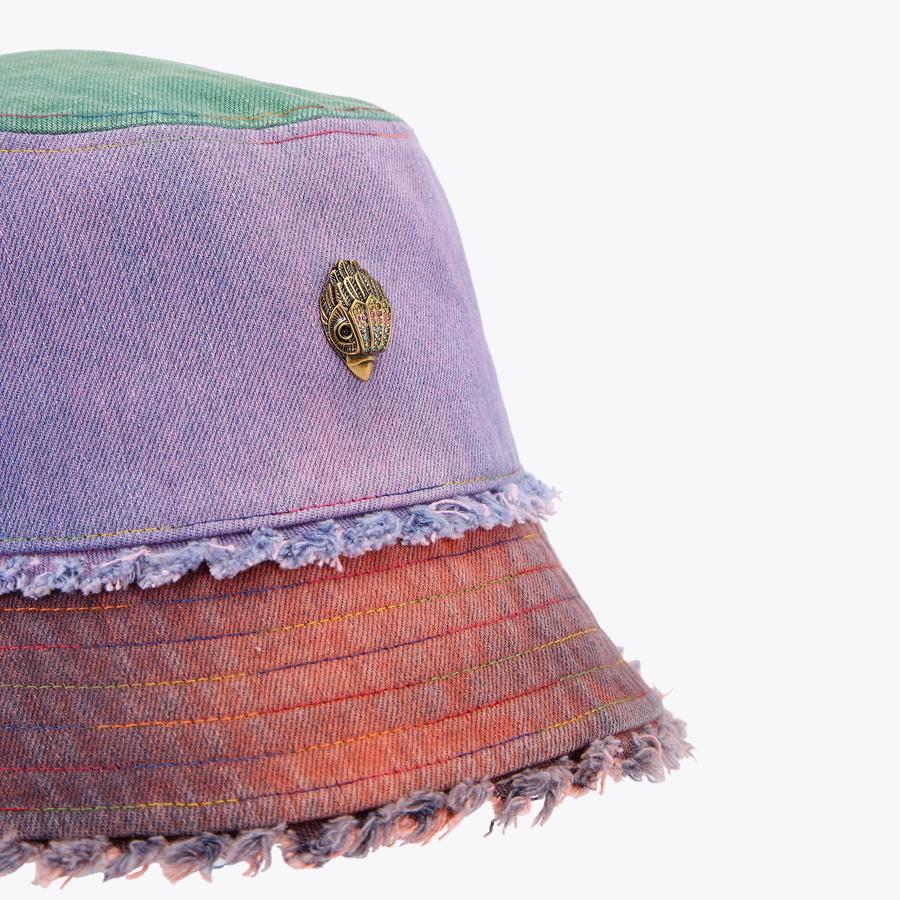 Frayed Denim Bucket Hat | Kensington Style | Kurt Geiger