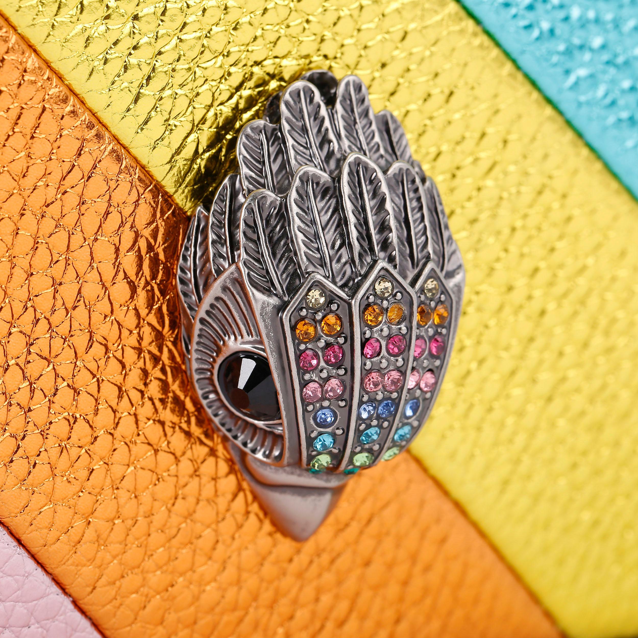 Kurt Geiger Havana rainbow mirror My kind of high/low moment with this Veronica Beard top via  main image 3
