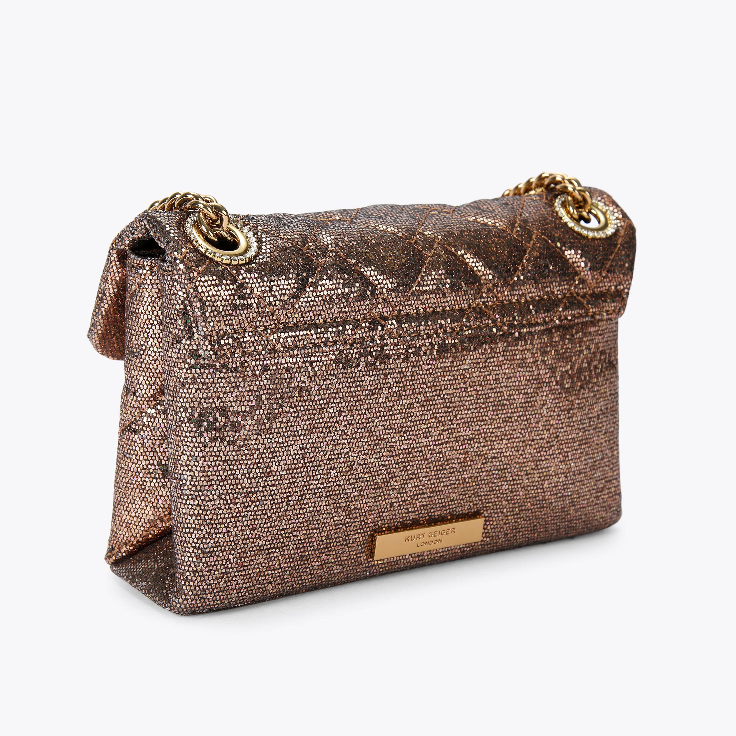 kurt geiger bronze bag