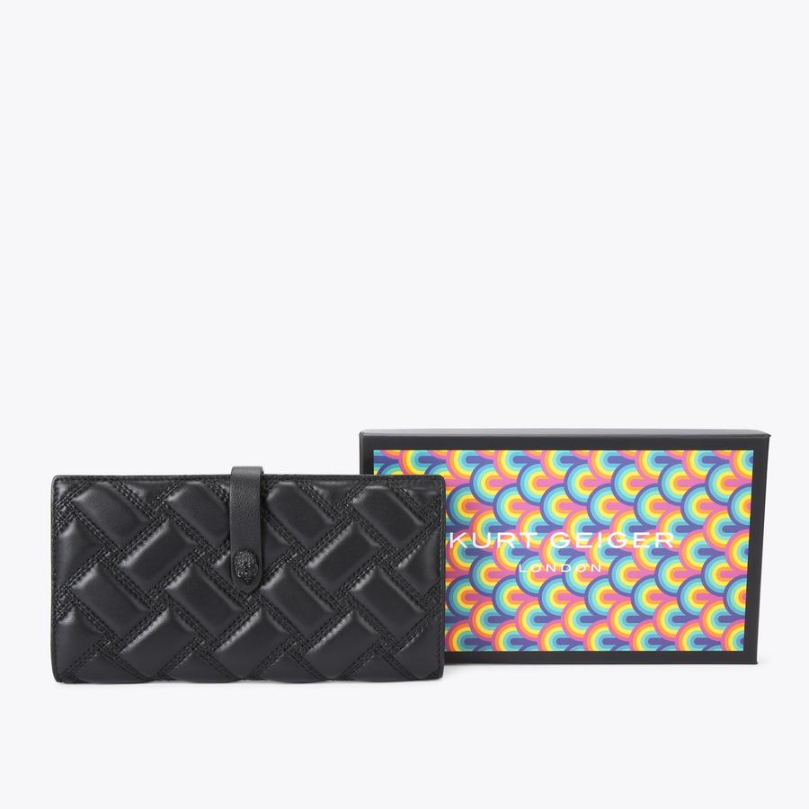 Leather Soft Black Wallet by Kurt Geiger London | Kurt Geiger