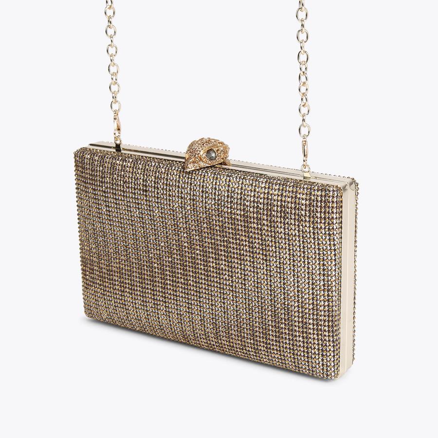 CRYSTAL KENSINGTON CLUTCH Houndstooth Crystal Clutch by KURT GEIGER LONDON