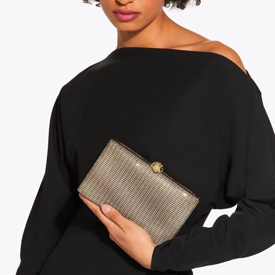 CRYSTAL KENSINGTON CLUTCH Houndstooth Crystal Clutch by KURT CRYSTAL KENSINGTON CLUTCH Houndstooth Crystal Clutch by KURT