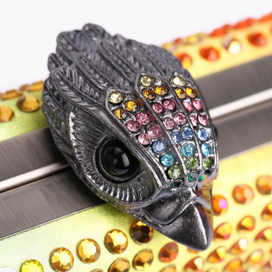 CRYSTAL KENSINGTON CLUTCH Rainbow Ombre Crystal Clutch Purse