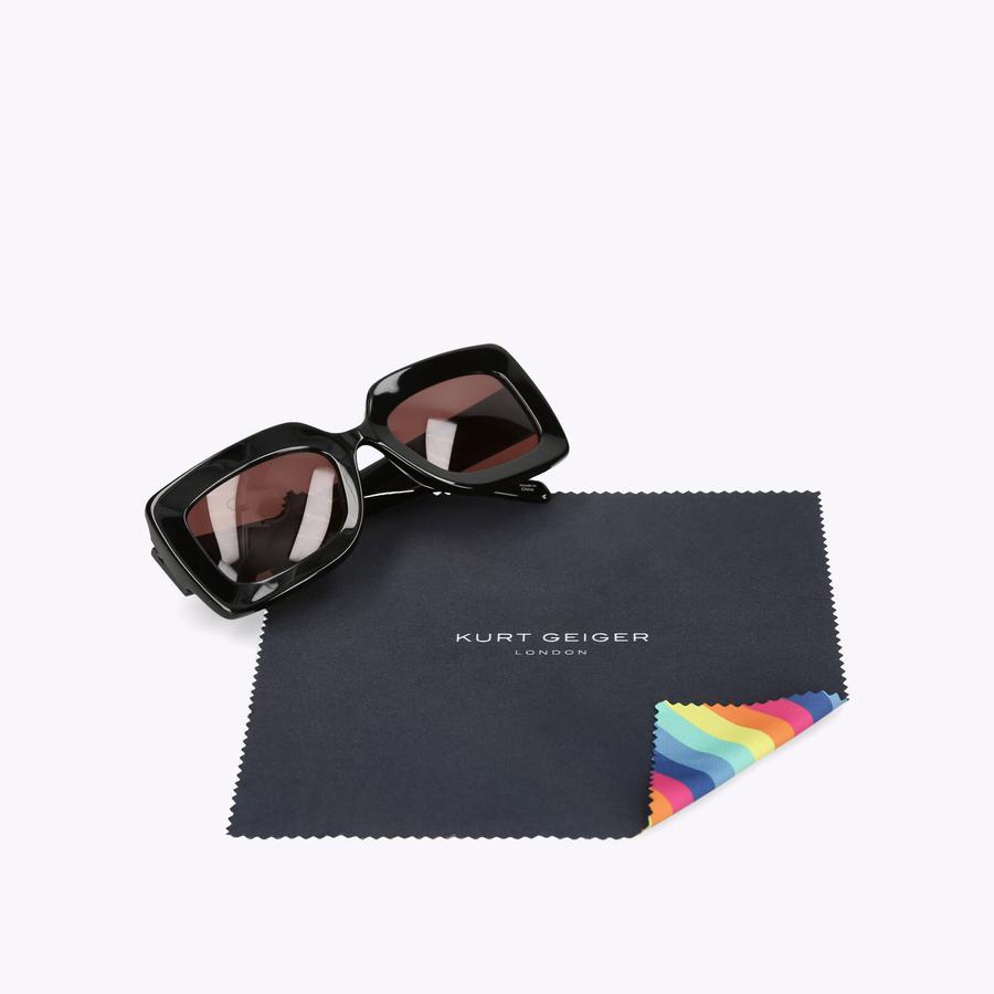 KENSINGTON SUNGLASSES Black Acetate Sunglasses by KURT  display picture 2