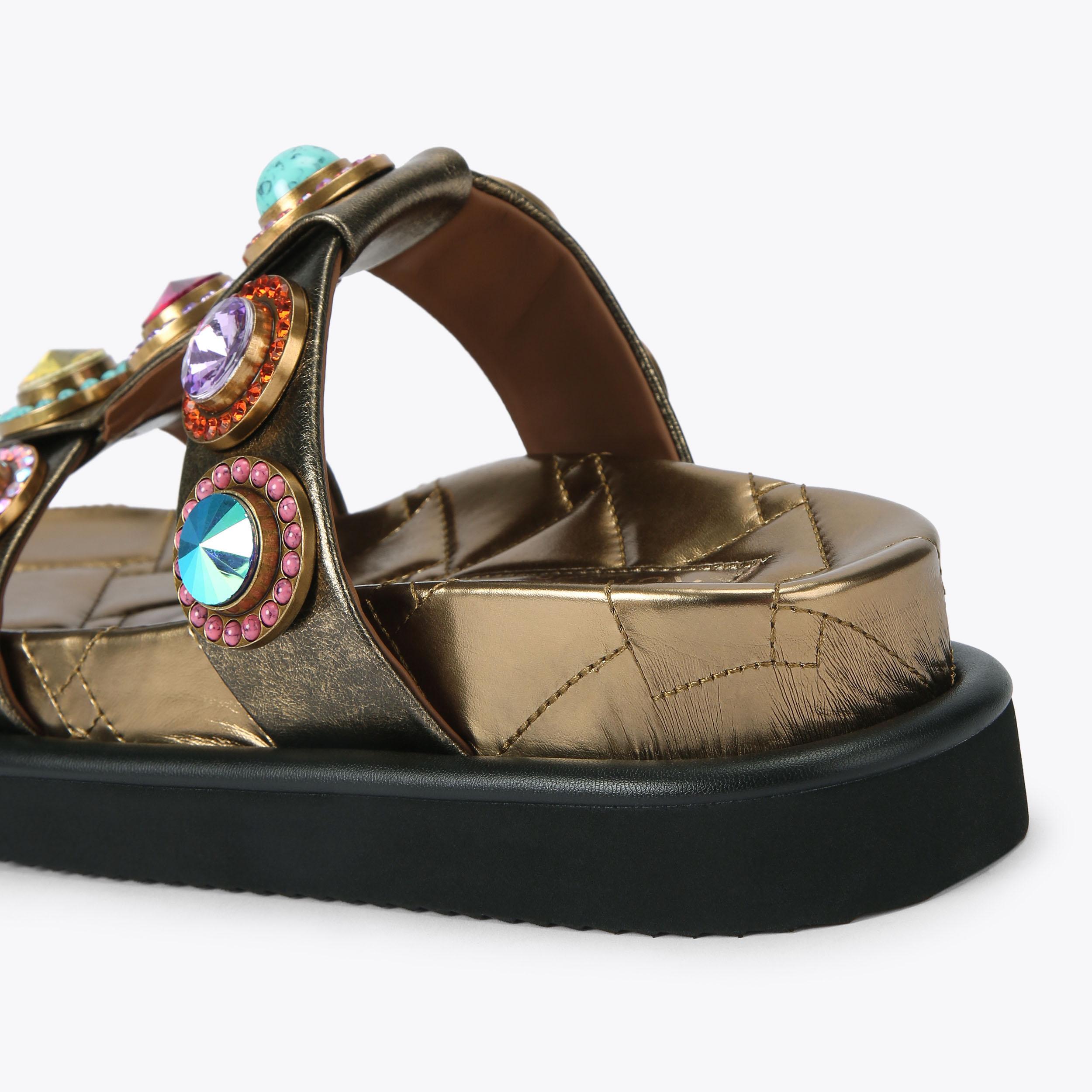 【極美品】BERWICH BR別注SCOTCH RELAX GOLD STONE orson-crystal-sandal-bronze-
