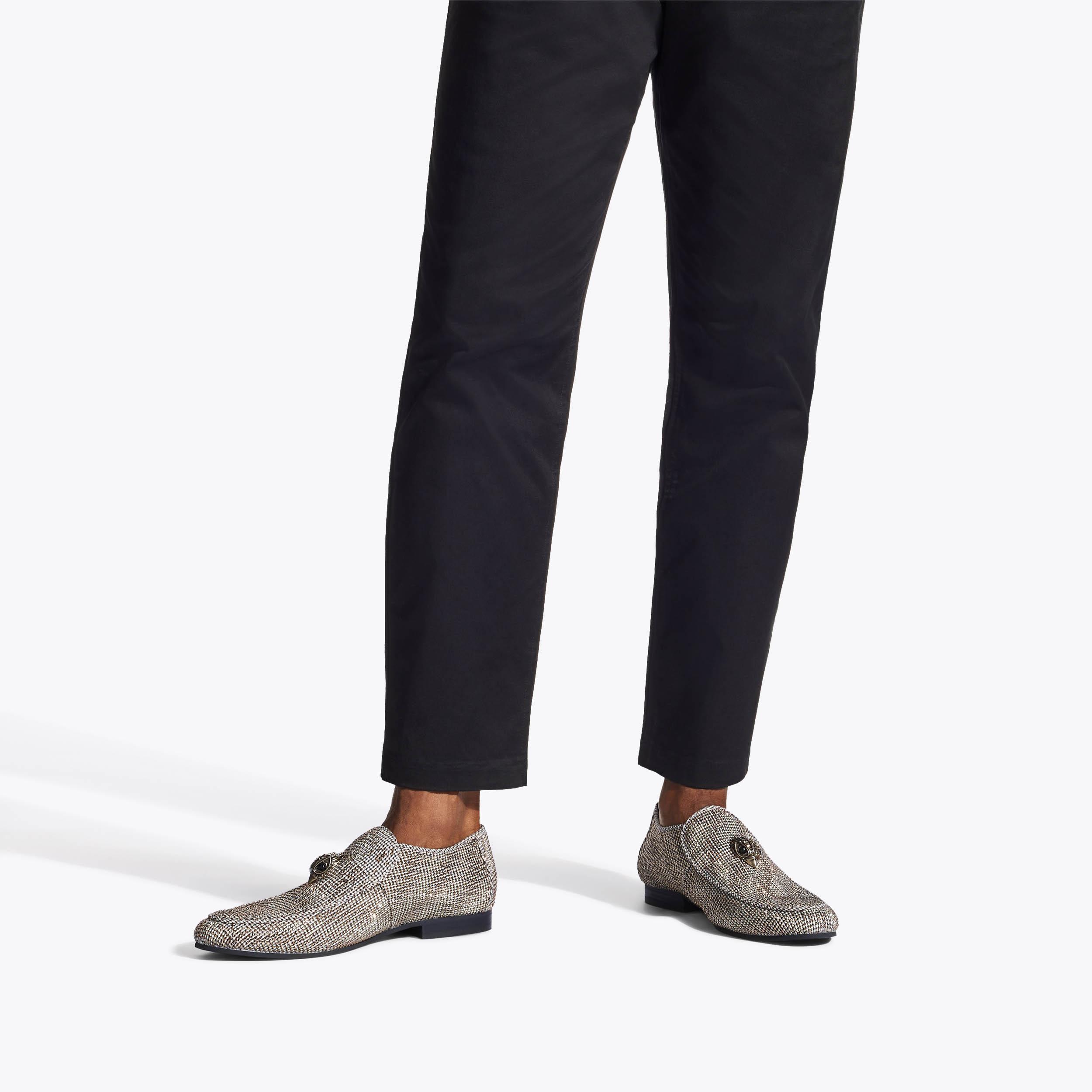 HUGH EAGLE HERRINGBONE Brown Eagle Loafers by KURT GEIGER LONDON display picture 2