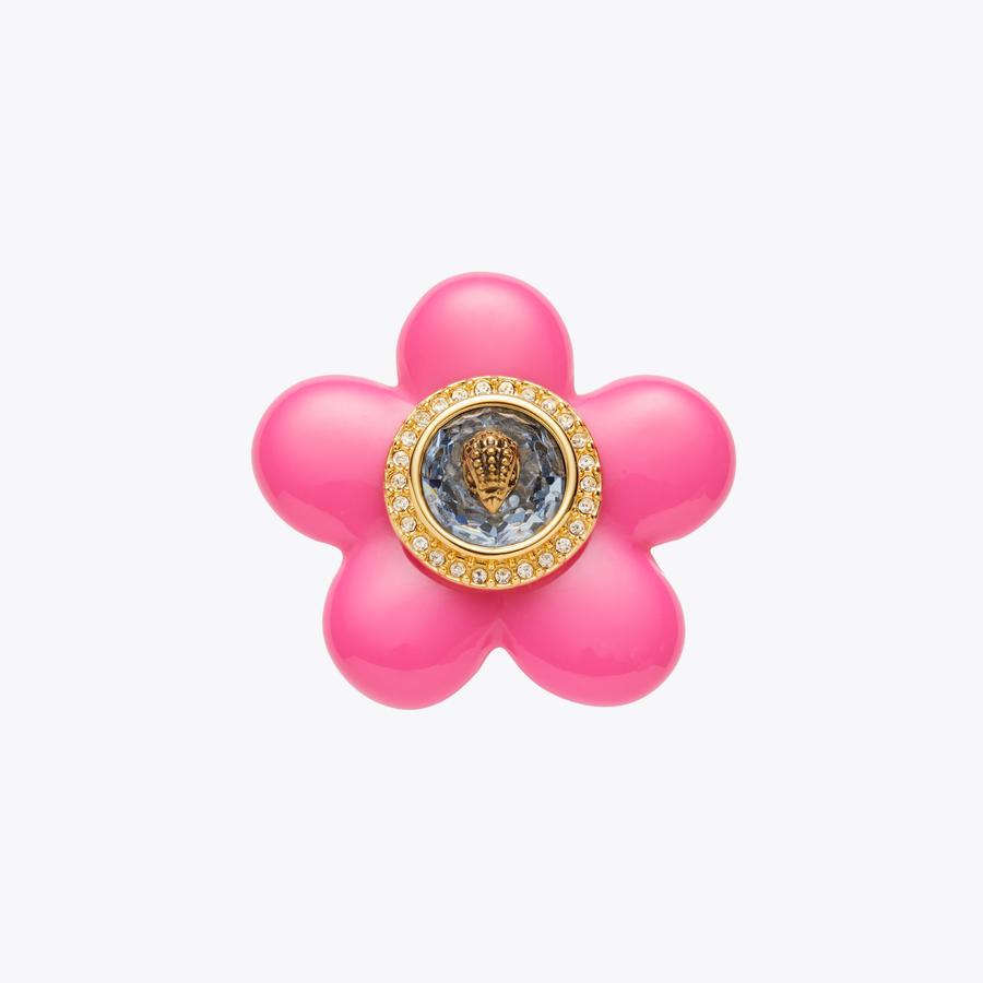 FLOWER RING Flower Resin Ring by KURT GEIGER LONDON