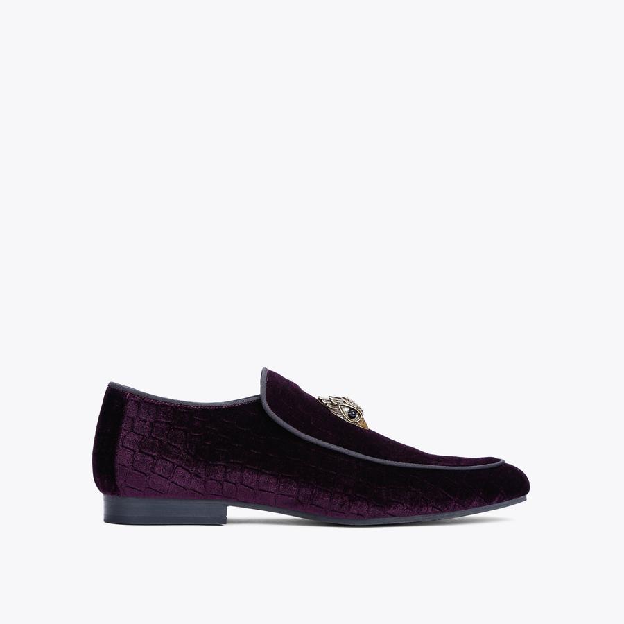 Purple velvet shoes mens deals