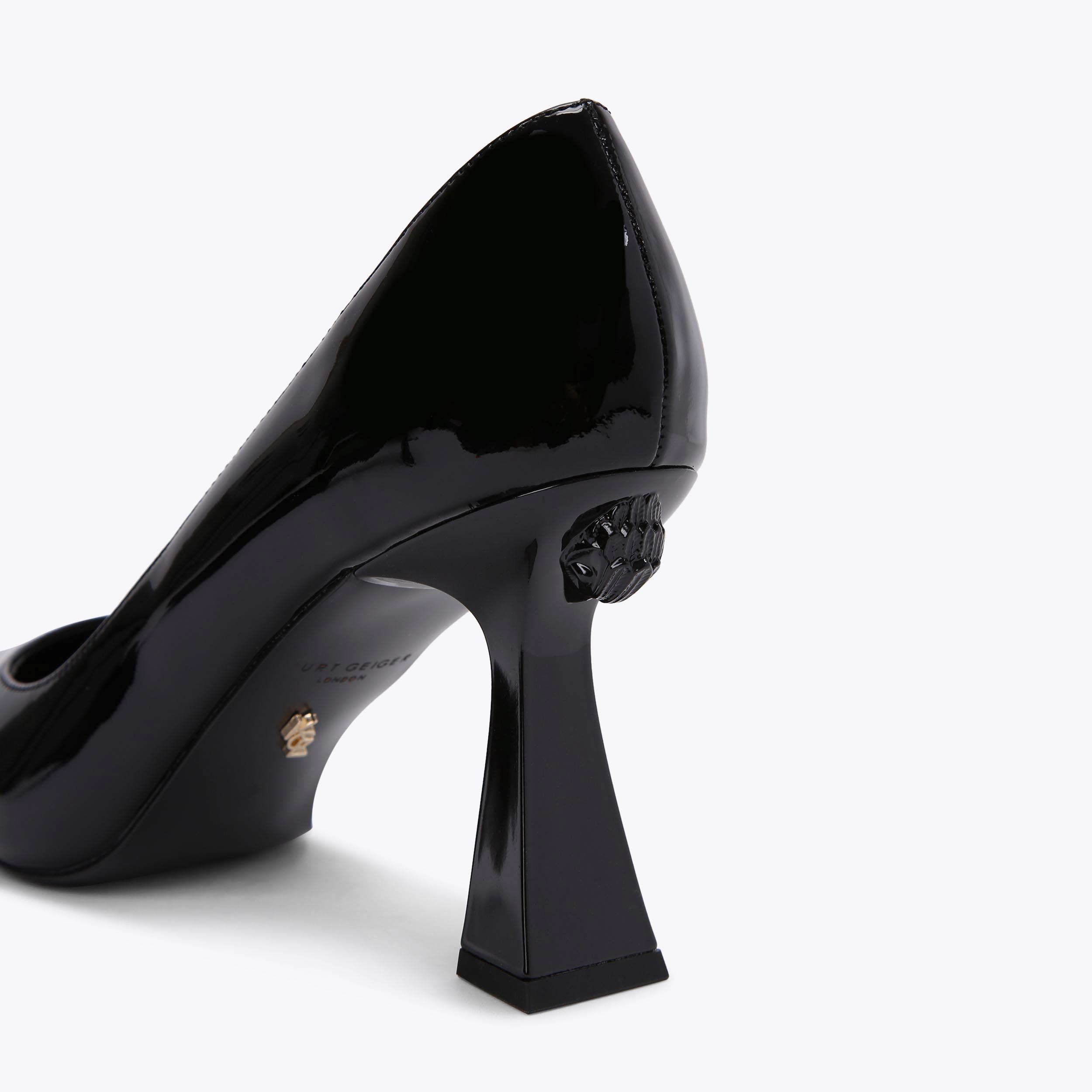 Kurt geiger black patent heels best sale