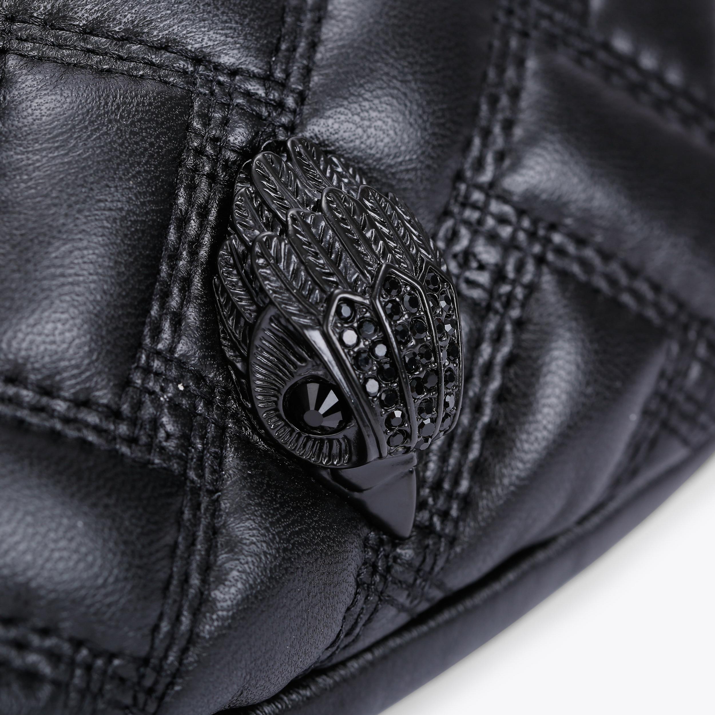 KENSINGTON DRENCH BELTBAG Black Quilted Drench Kensington Belt Bag