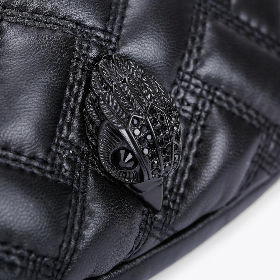 KENSINGTON DRENCH BELTBAG Black Quilted Drench Kensington Belt Bag