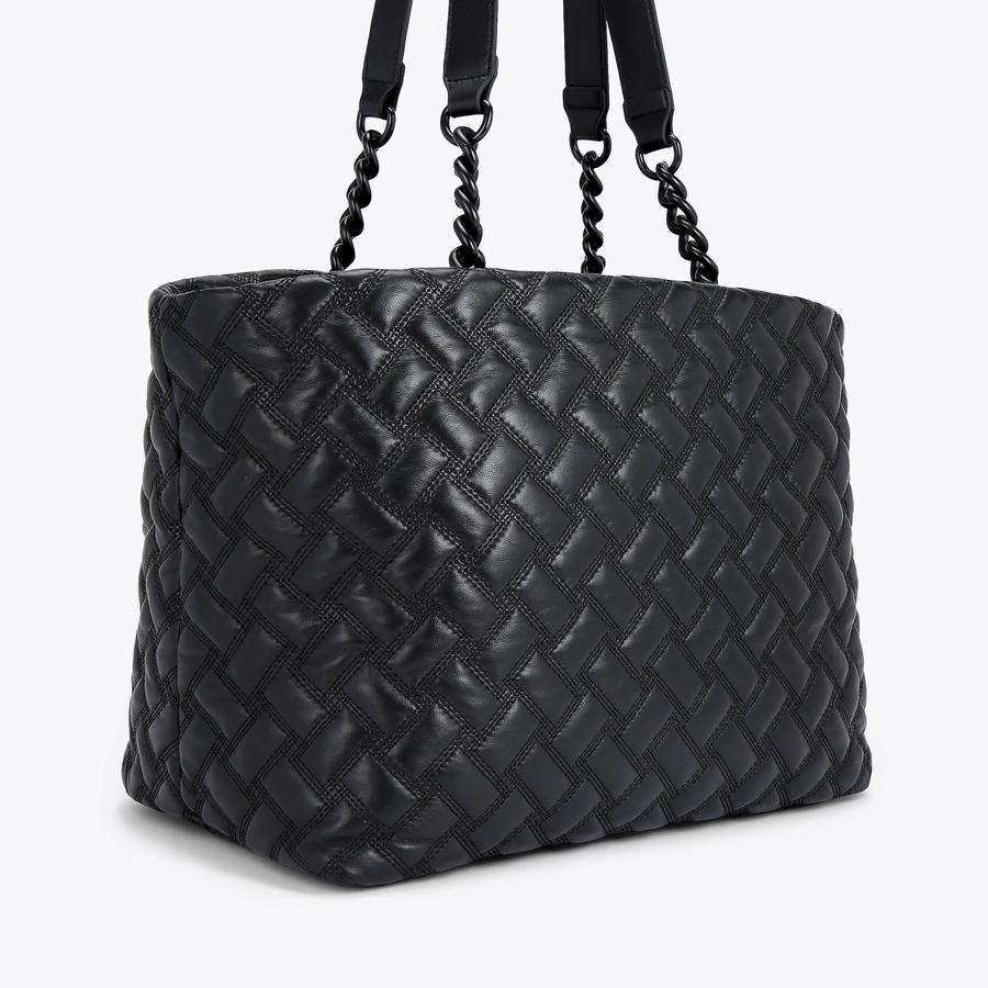 ◎GONIATELIER◎ Daily Shopper Bag / black KENSINGTON DRENCH SHOPPER Black Drench Quilted Shopper Bag