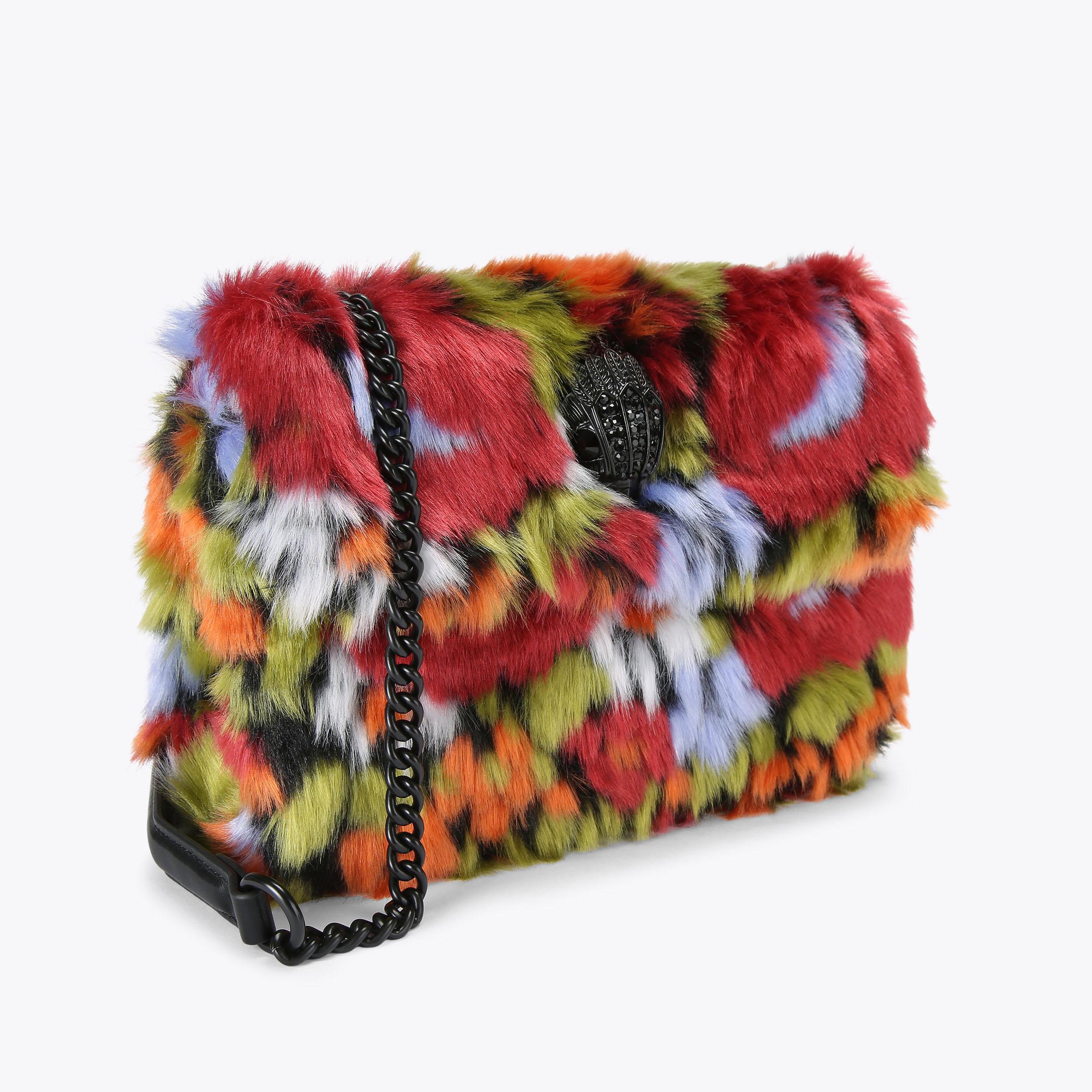 FAUX FUR MD KENSINGTON Faux Fur Mini Kensington Purse by KURT