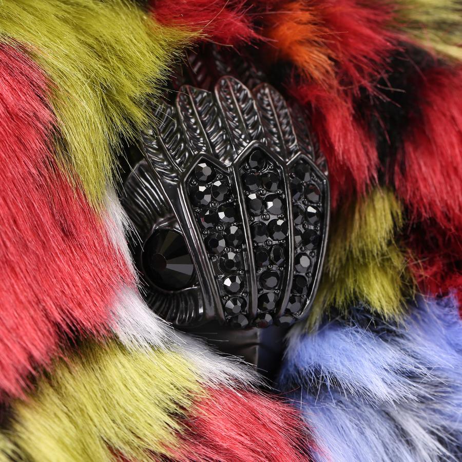 FAUX FUR MD KENSINGTON Faux Fur Mini Kensington Purse by KURT