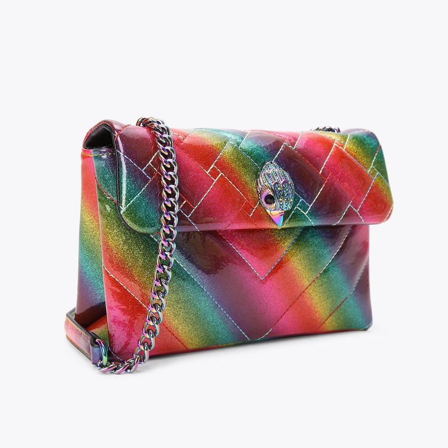GLITTER MD KENSINGTON Glitter Ombre Vinyl Quilted Cross Body