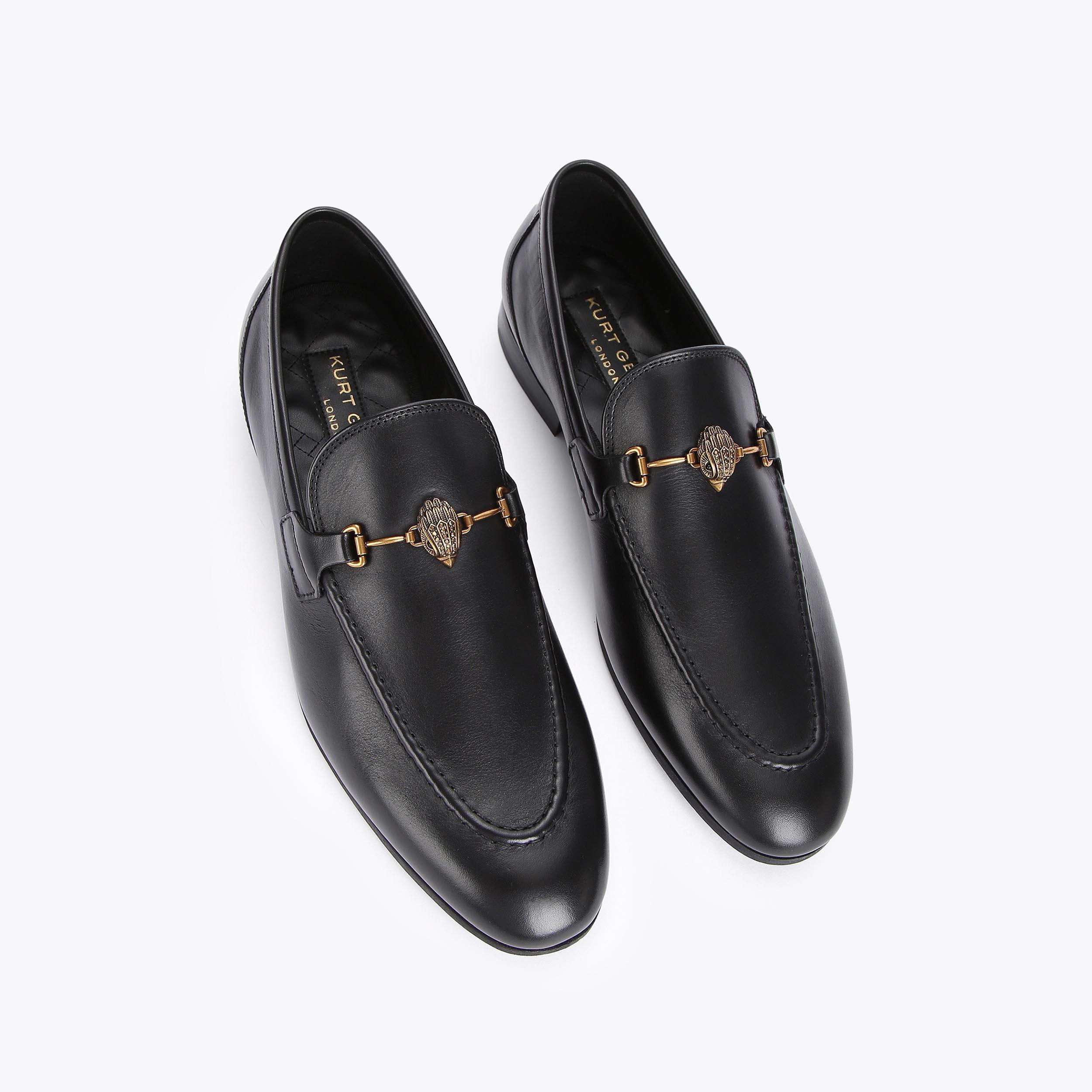 Alistair Black Leather Loafers | Men display picture 3