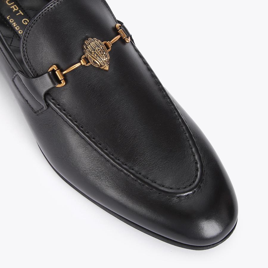 ALISTAIR DECON LOAFER Brown Leather Slip On Loafer by KURT