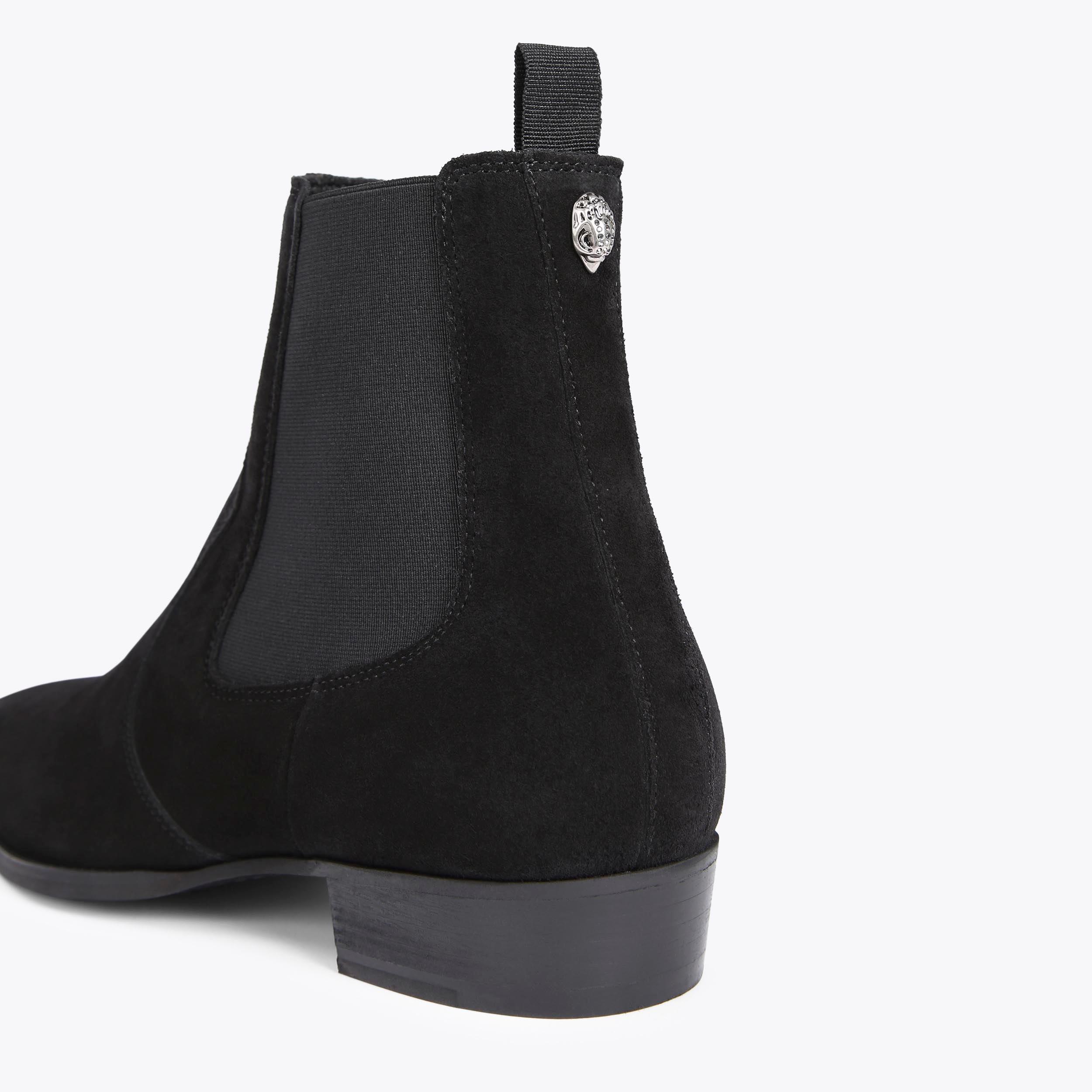GILD Black Suede Ankle Boots by KURT GEIGER LONDON display picture 2