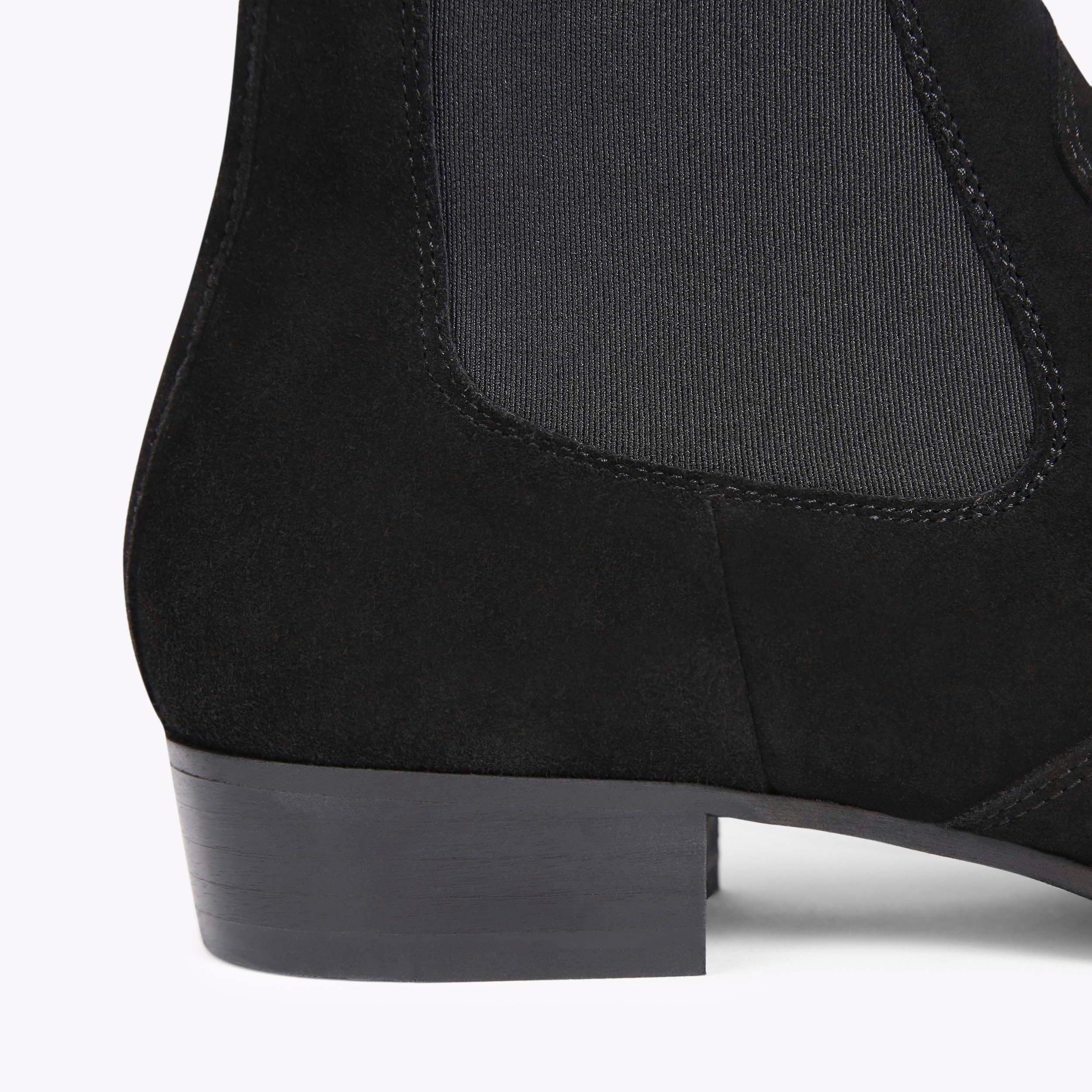 GILD Black Suede Ankle Boots by KURT GEIGER LONDON display picture 1