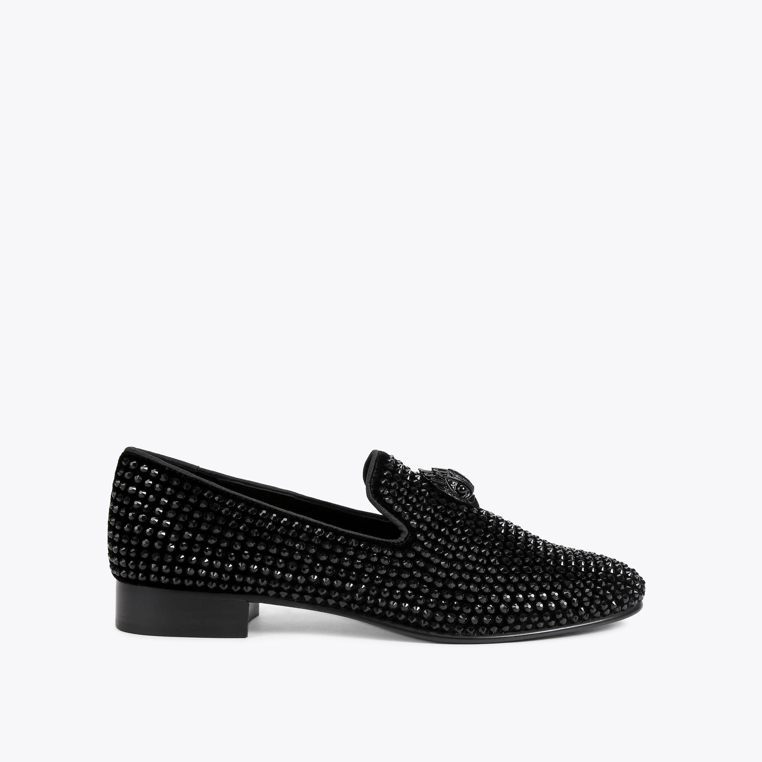 Kurt Geiger Croc‑Embossed Leather Loafers 43.5 Brand New ALTON CROC Tan Leather Croc Printed Loafer by KURT GEIGER LONDON main image 2