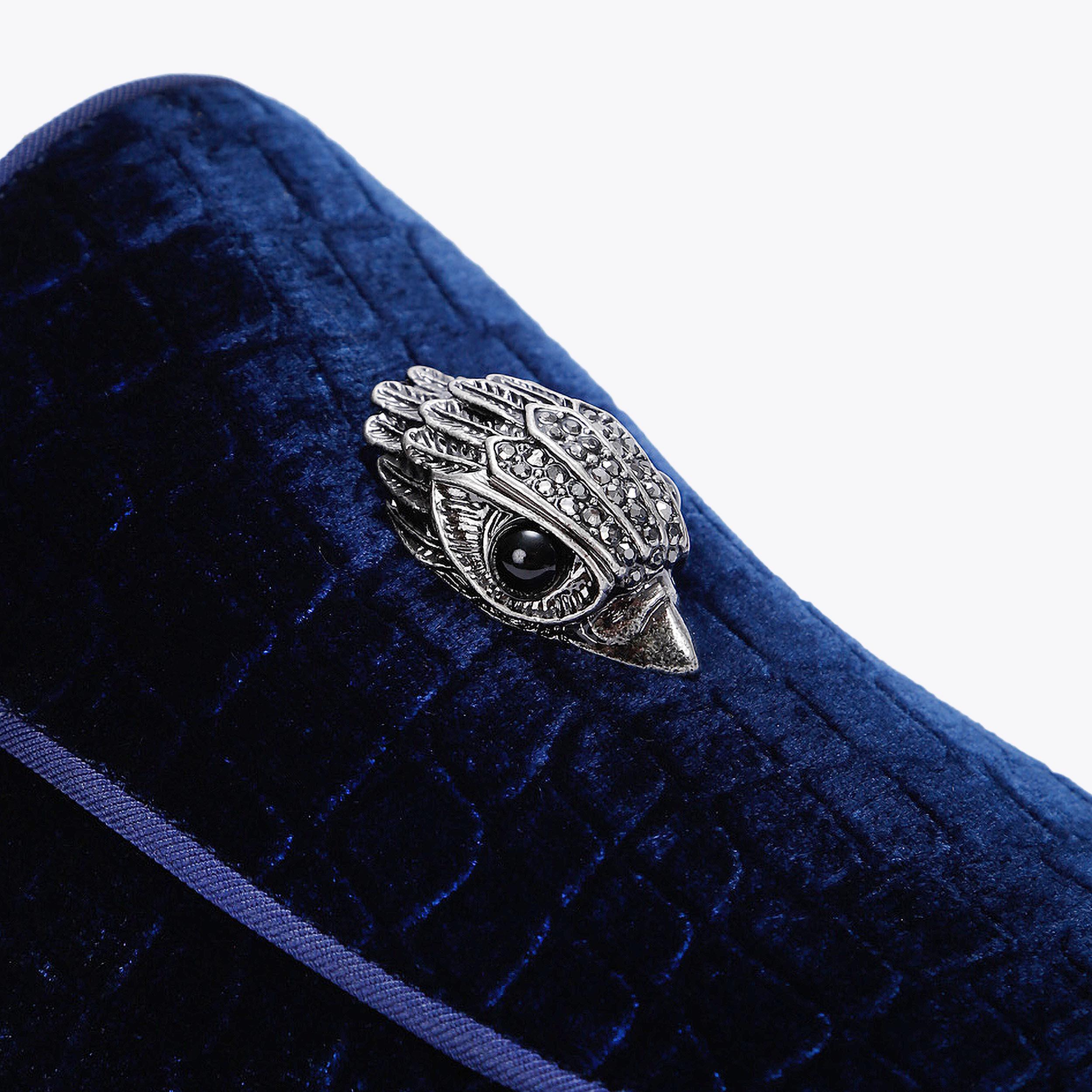 hugh-mule-2-navy-velvet-kurt-  display picture 2
