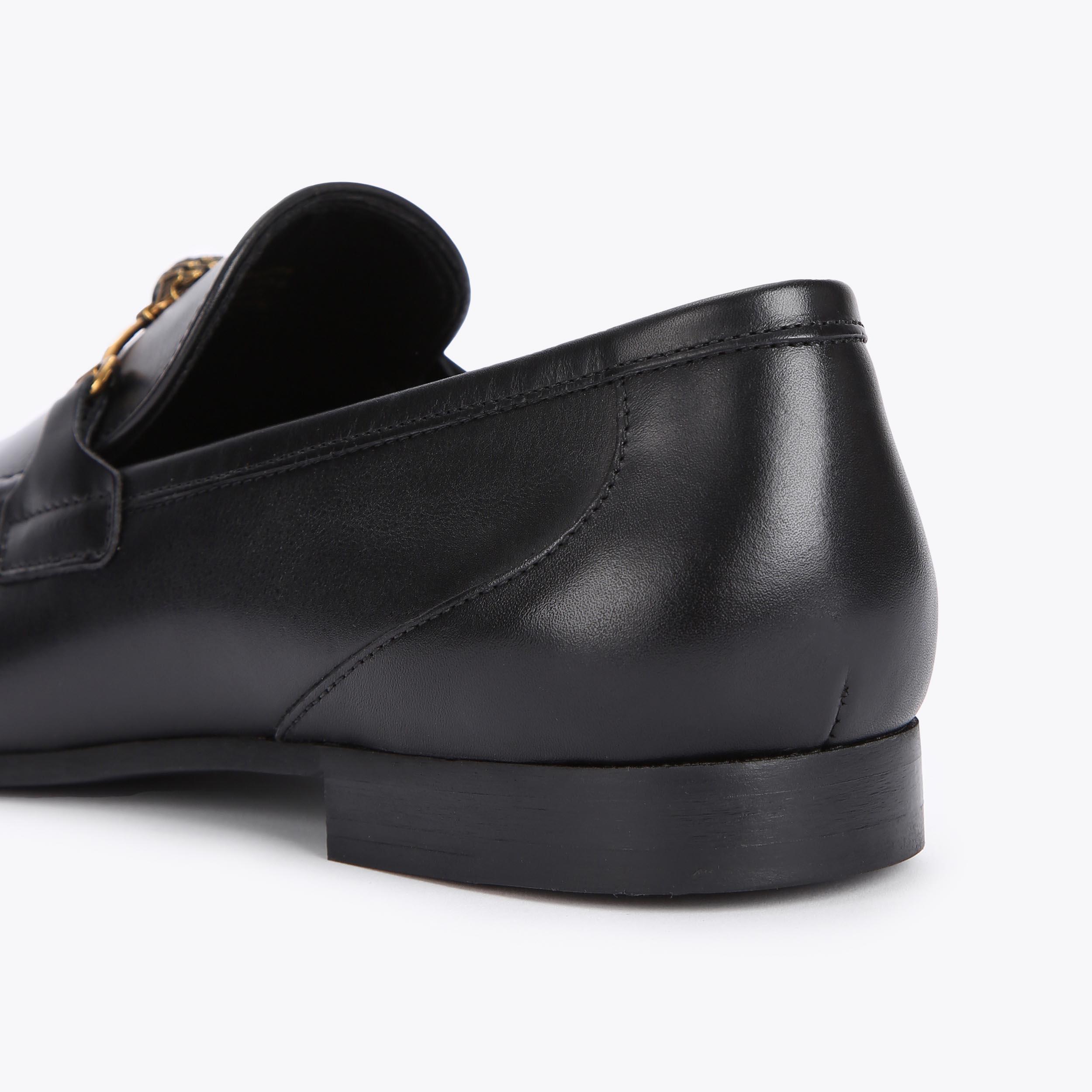ALISTAIR Black Leather Loafer by KURT GEIGER LONDON