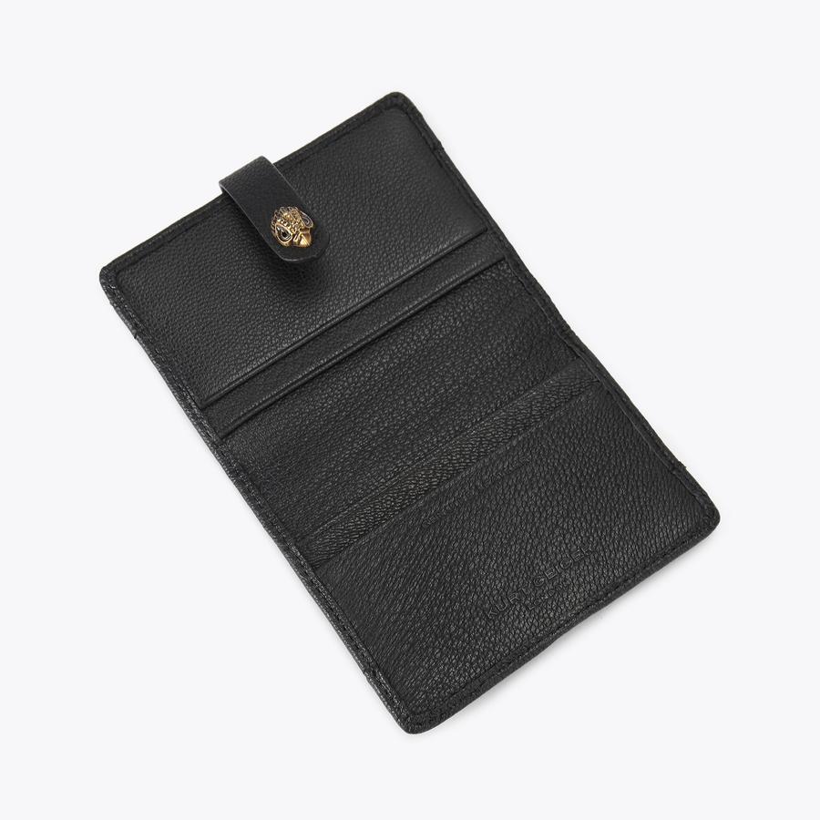 MULTI CARD SHOREDITCH Black Leather Card Holder by Kurt Geiger London
