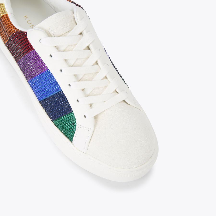   London★Laney リボン 装飾スニーカー LANEY Denim Lace Up Sneaker by KURT GEIGER LONDON