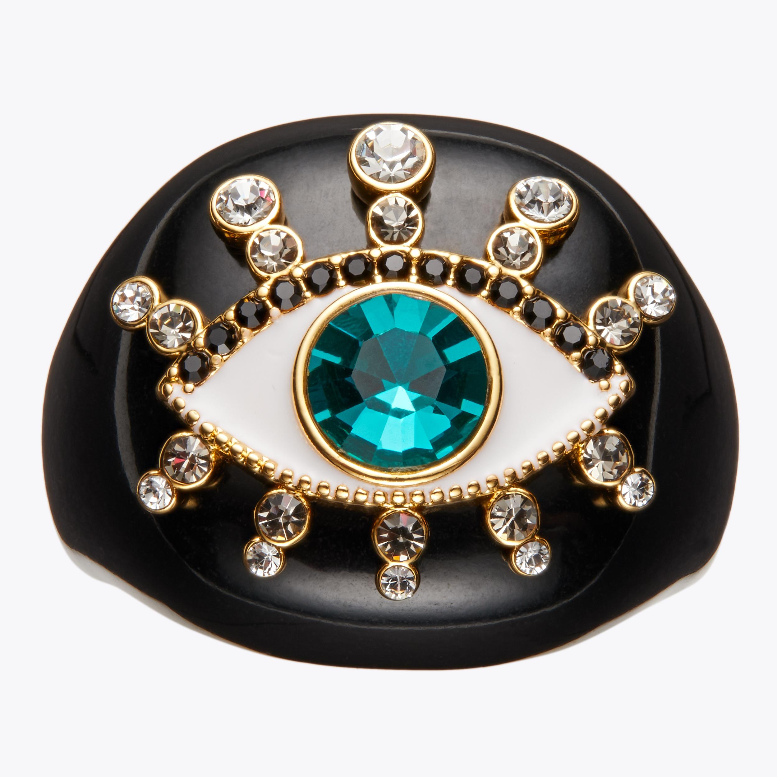 RESIN EVIL EYE RING Evil Eye Ring by KURT GEIGER LONDON