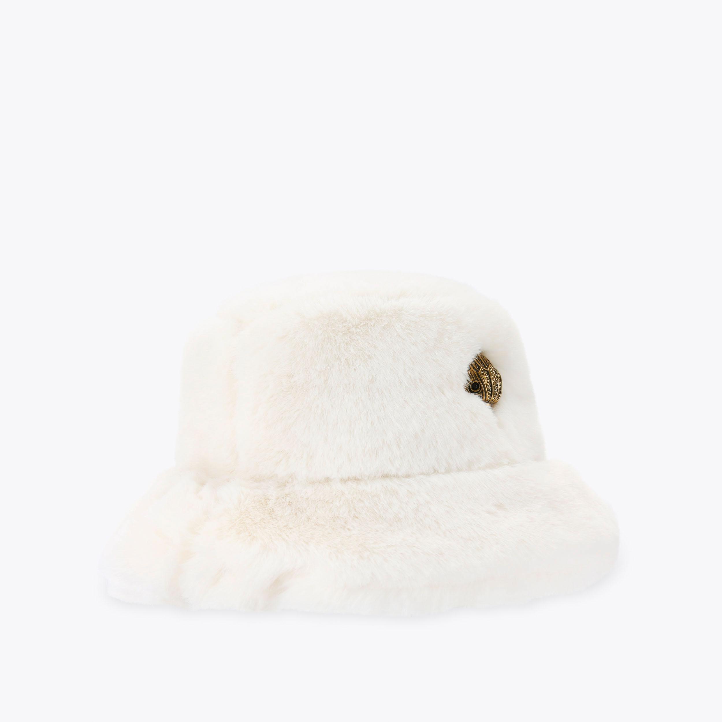 charm fur bucket hat【mocha】 – BUNNY APARTMENT