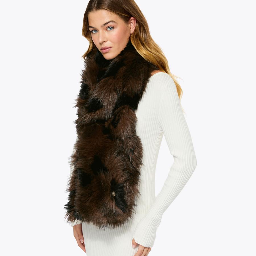 POPPY SCARF Leopard Print Scarf by KURT GEIGER LONDON