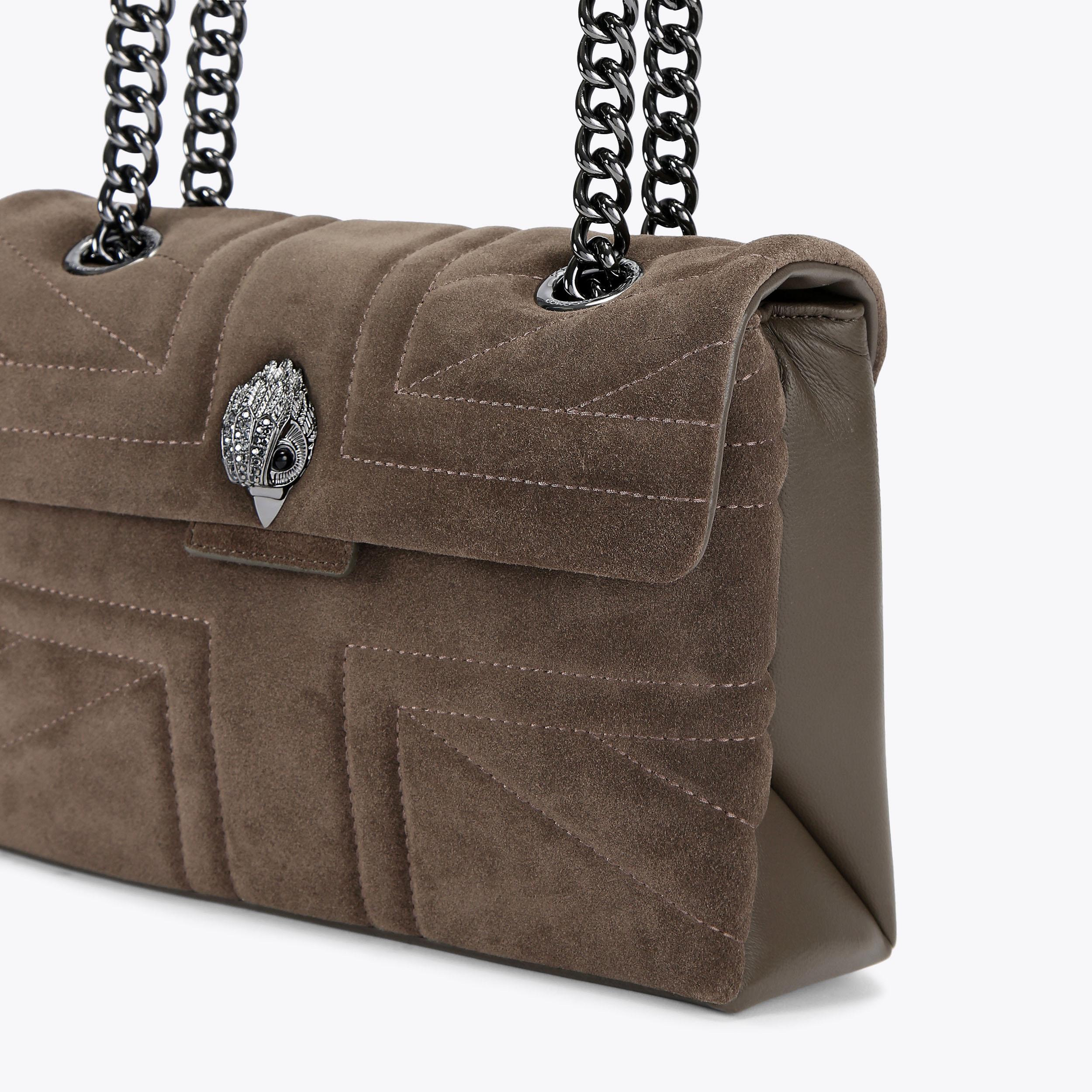JULY NINE Chaleureux Bag Gris グレー KENSINGTON UJ BAG Grey Kensington UJ Shoulder Bag by Kurt Geiger