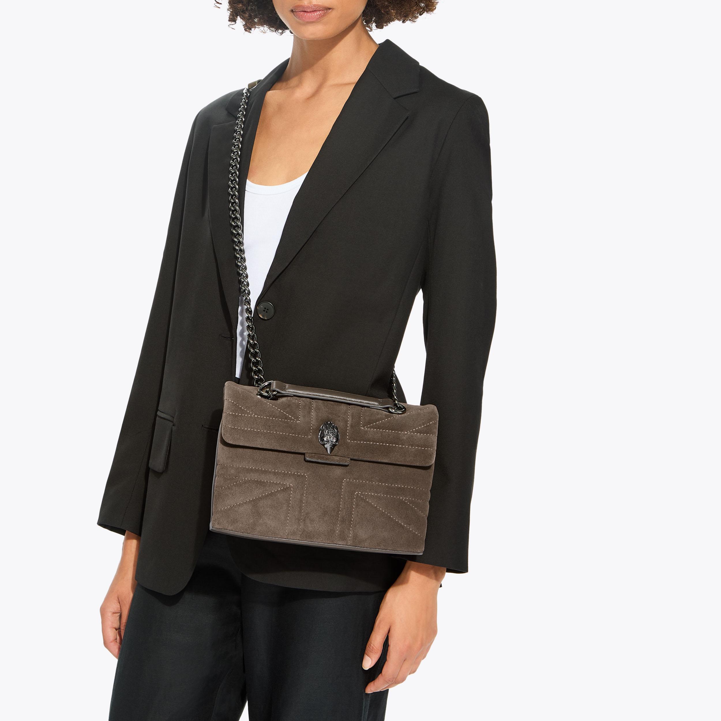 KENSINGTON UJ BAG Grey Kensington UJ Shoulder Bag by Kurt Geiger