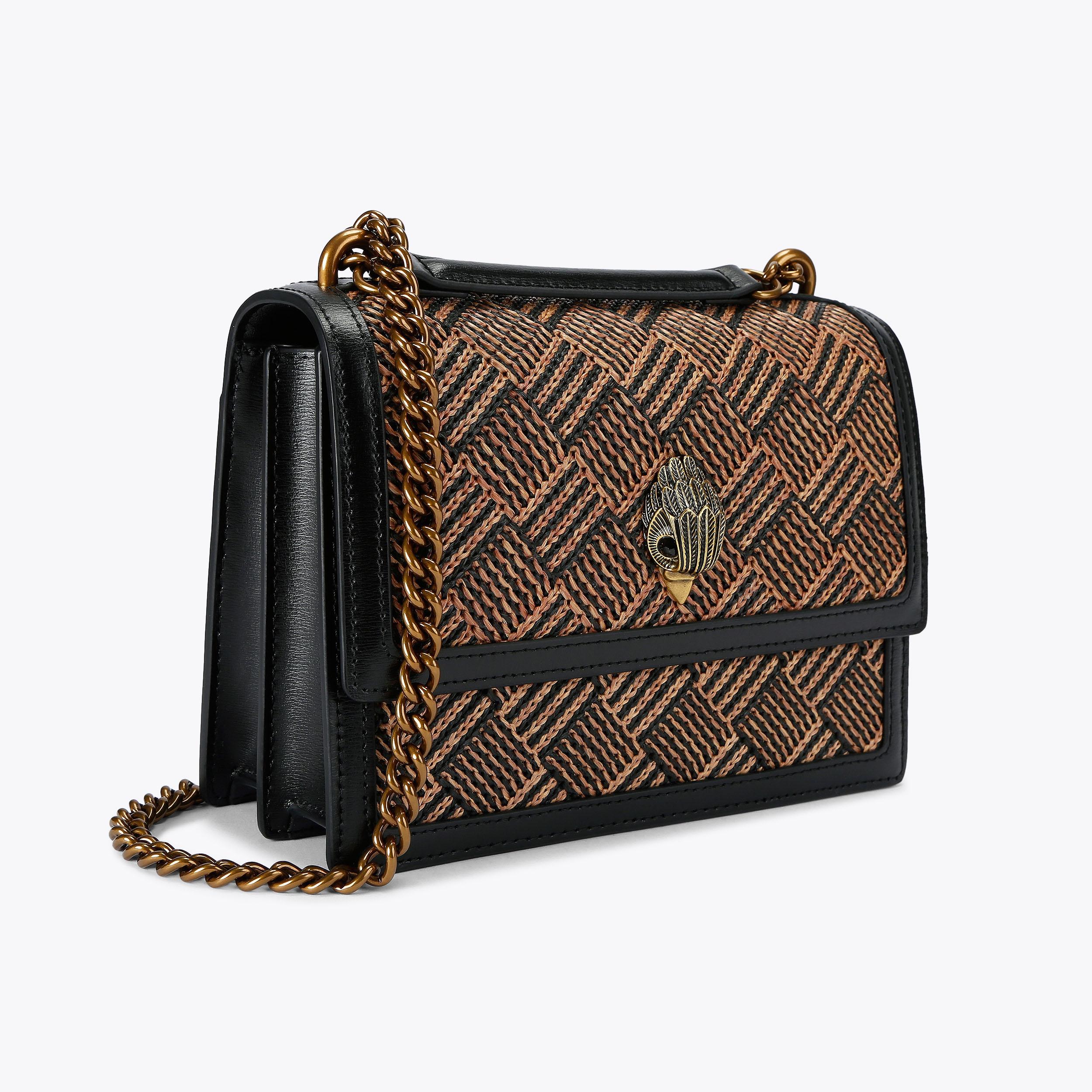 SHOREDITCH CROSS BODY Woven Leather Shoreditch Bag by KURT GEIGER