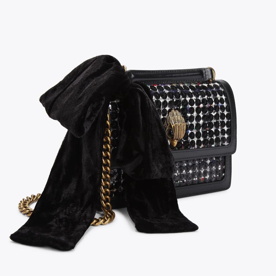 Gold and black tweed Kurt Geiger Bag hotsell