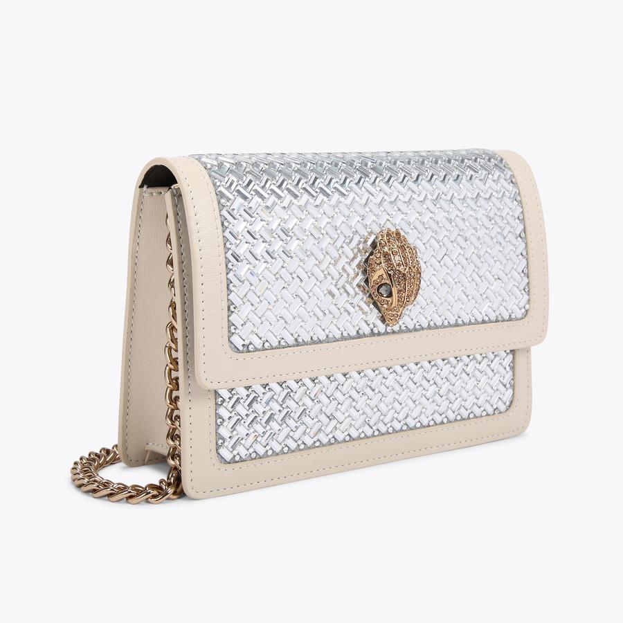 btn25 SHOREDITCH SM CROSS BODY Silver Crystal Cross Body by KURT