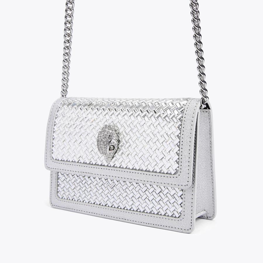 asymmetry bag／金具silver DHgate.com:Asymmetric Silver Shoulder Bag, Crescent Bag