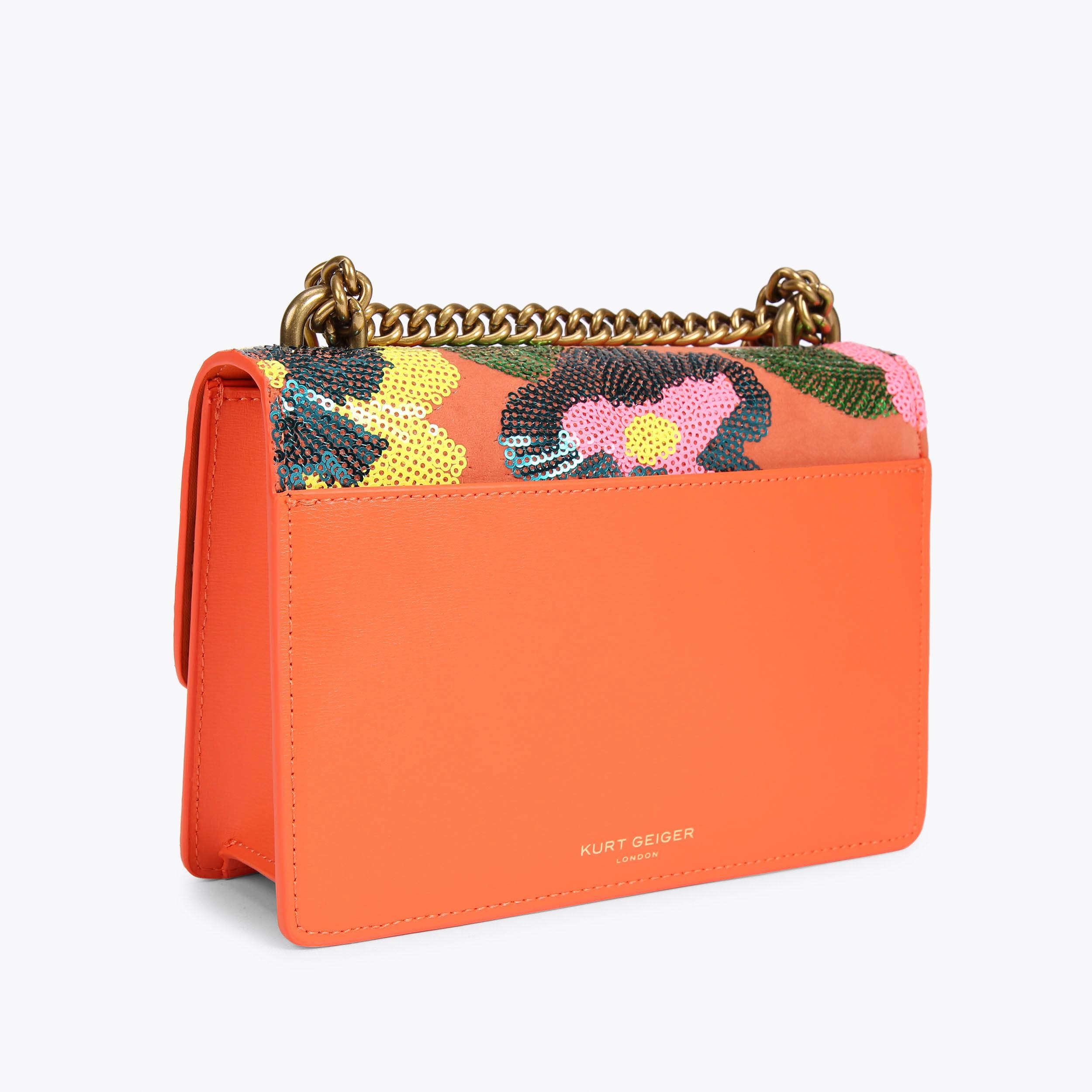 Orange cross body bag best sale