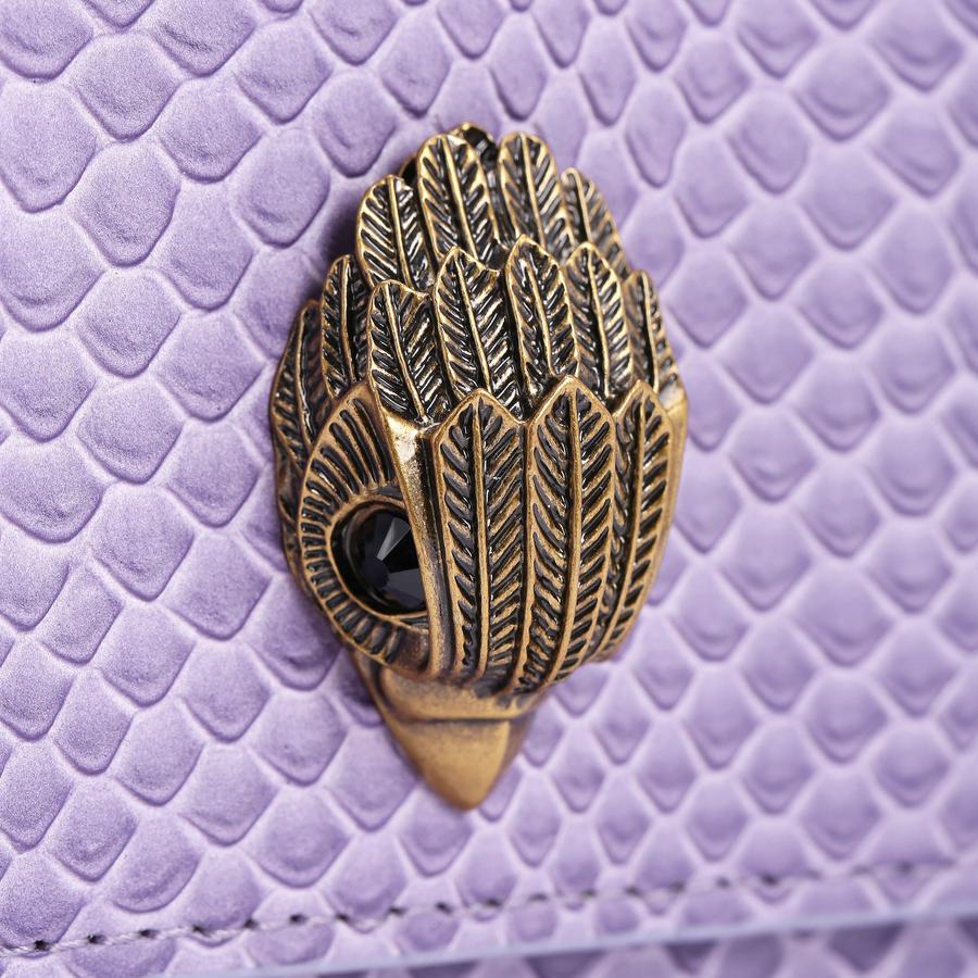 SHOREDITCH SM CROSS BODY Lilac Leather Cross Body Bag by KURT