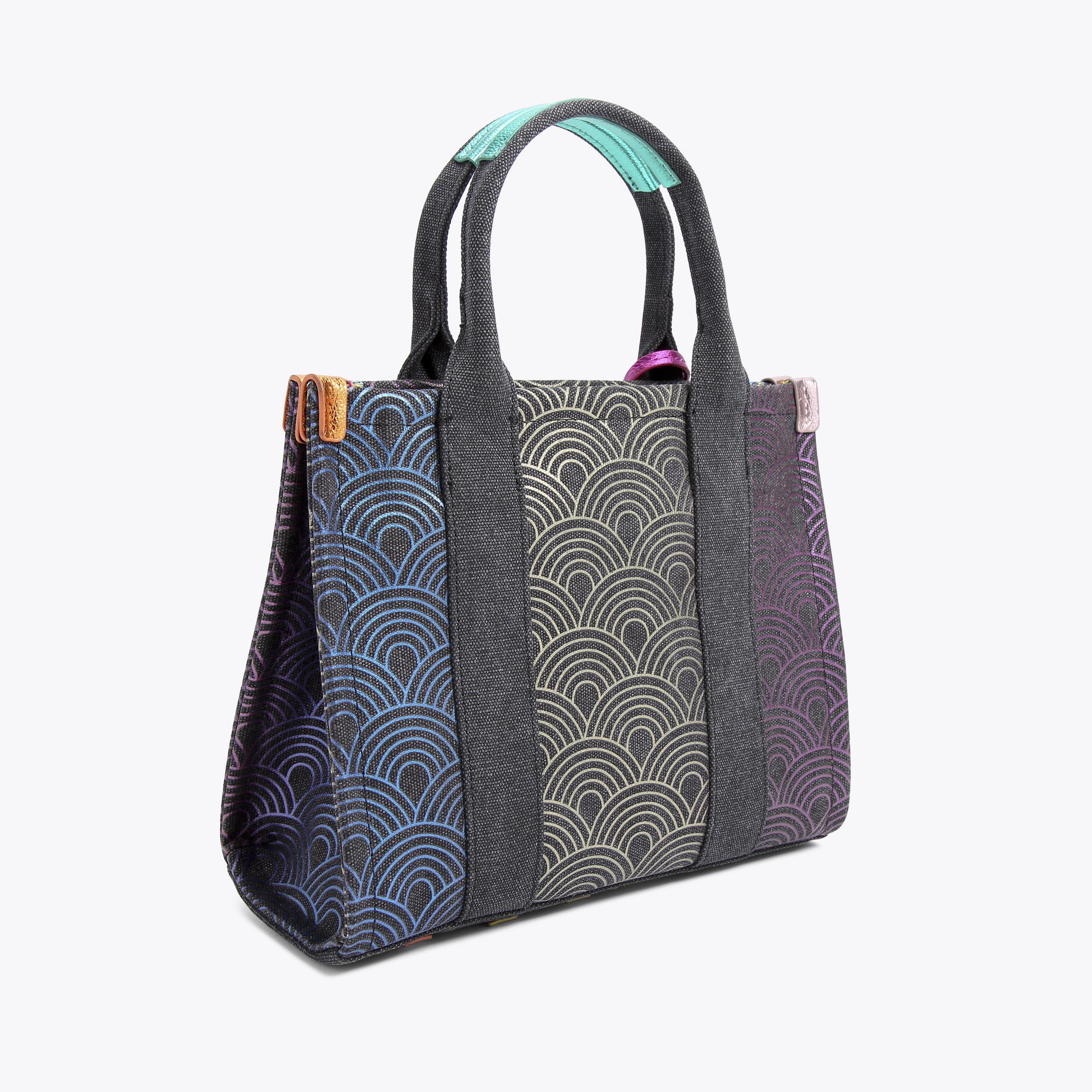 SMALL SOUTHBANK TOTE Dark Floral Tote Bag by KURT GEIGER LONDON