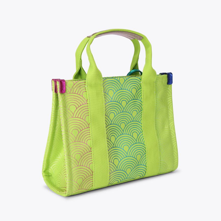 SMALL SOUTHBANK TOTE Lime Green Tote by KURT GEIGER LONDON