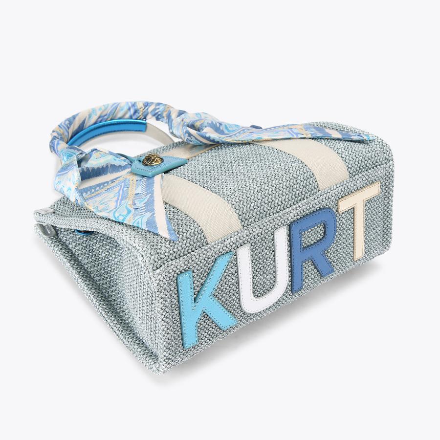 SMALL SOUTHBANK TOTE Blue Small Tote Bag by KURT GEIGER LONDON